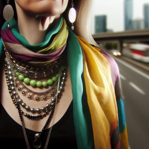 Accessoires mode : mixez colliers et foulards !