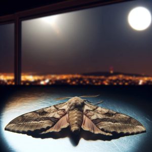 Papillon de nuit maison : chance ou présage ?